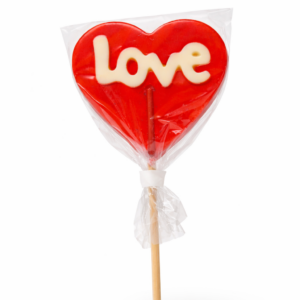 Lizak Serce LOVE 55g <br> (25 szt.)