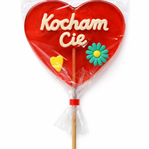 Lizak Kocham Cię XL 375g <br> (4 szt.)
